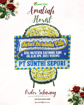 Papan Bunga Duka di Bruwa
