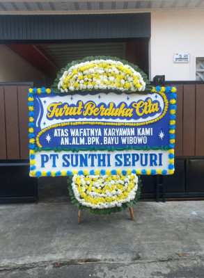 Papan Bunga Duka di Bruwa