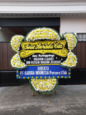 Papan Bunga Duka di Bruwa